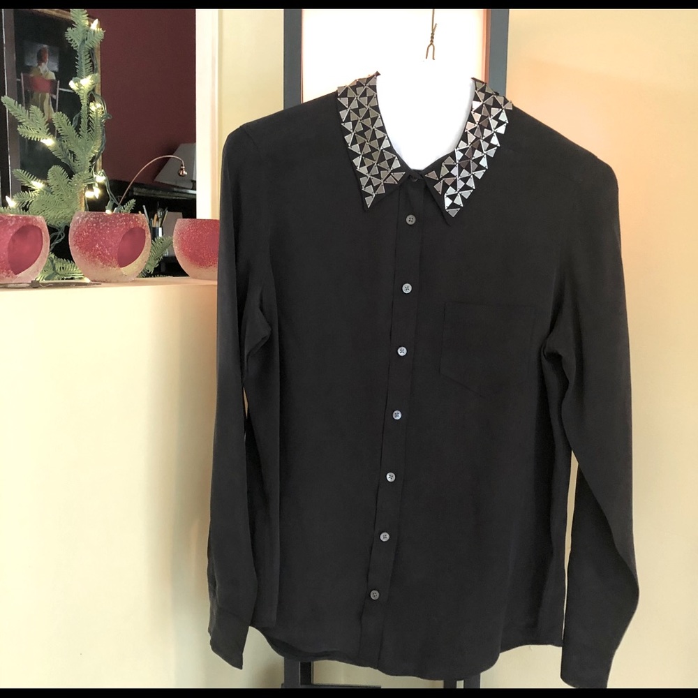 Equipment silk shirt